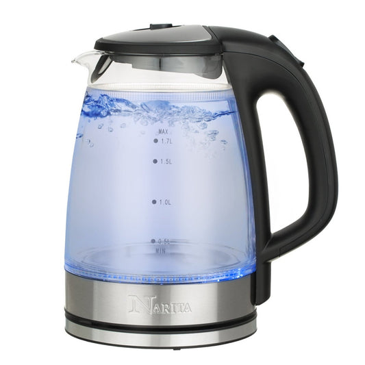Double Wall Electric Glass Kettle / 1.7L