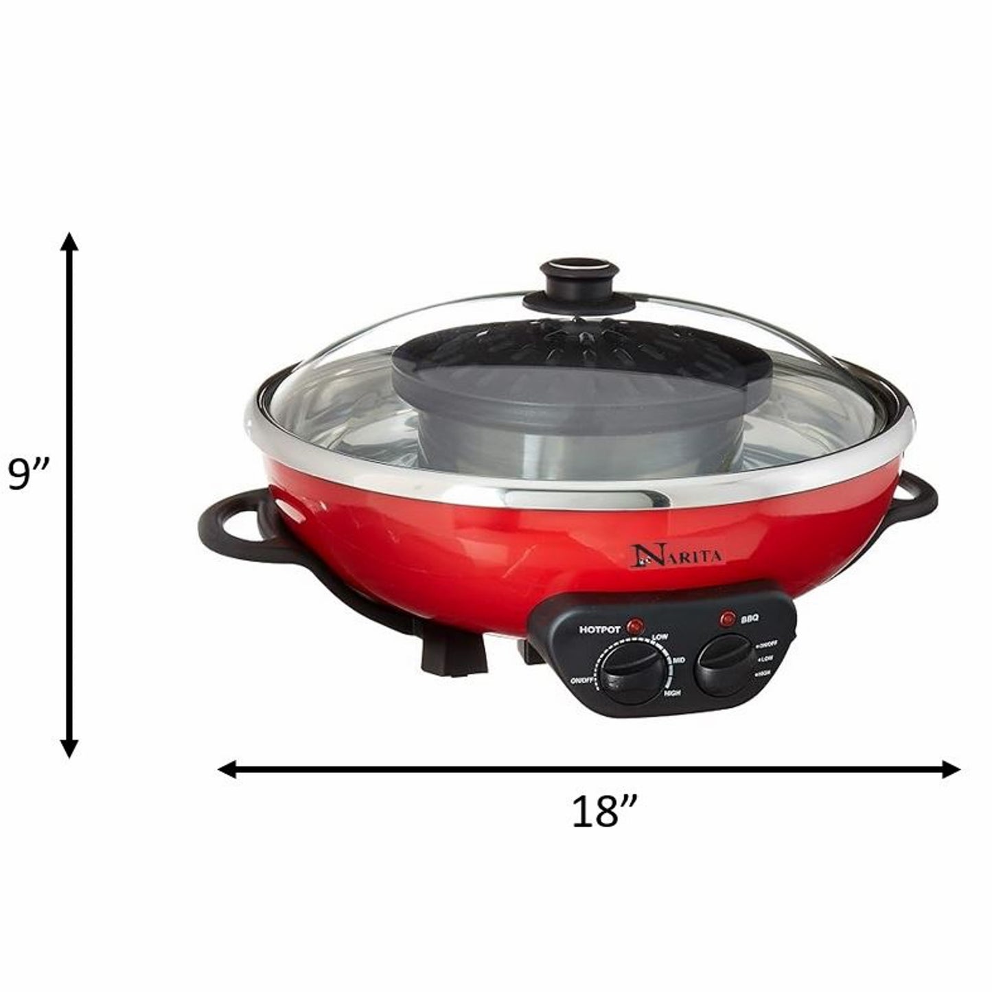2-in-1 Multi-Function Hot Pot & Grill / 4.5L