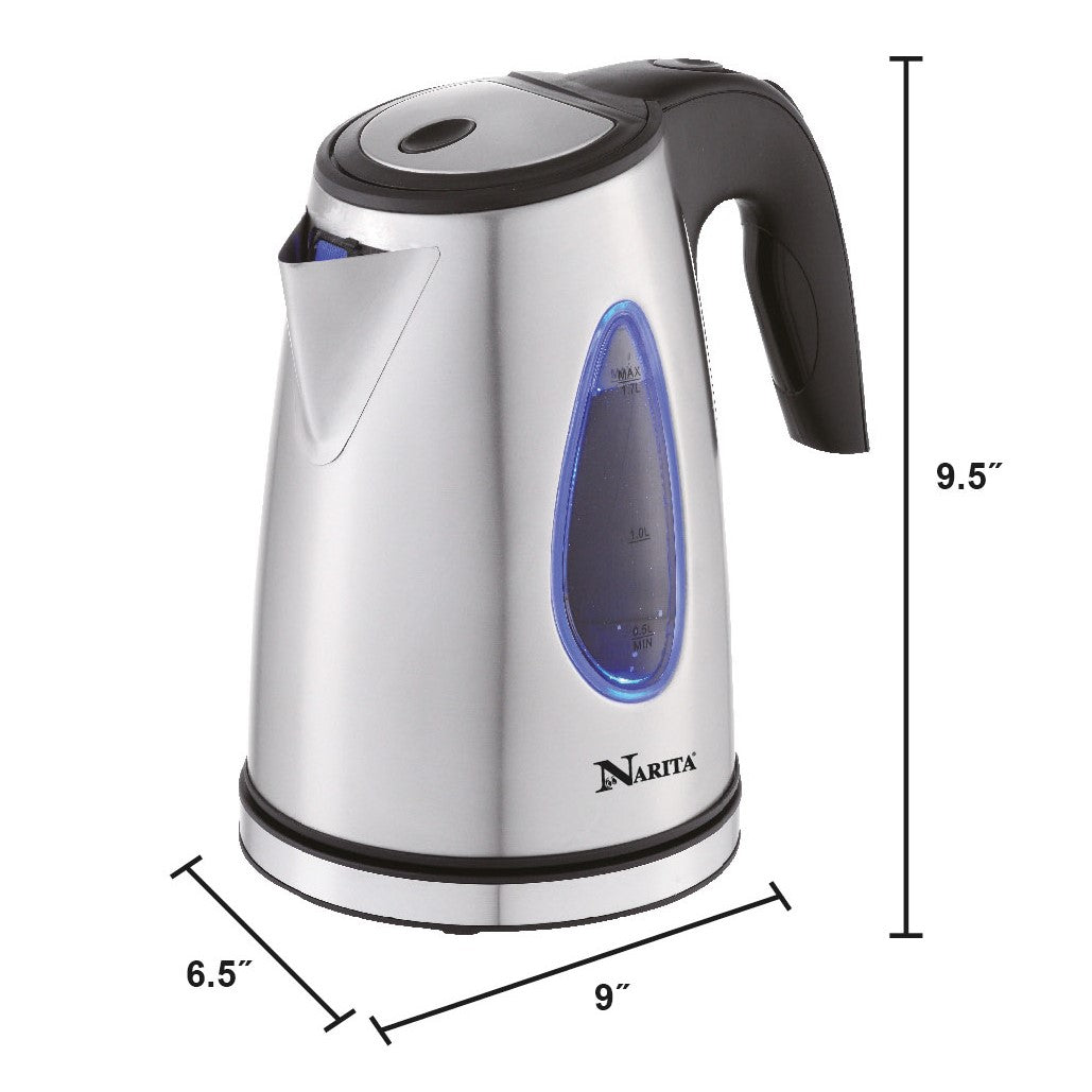 Stainless Steel Cordless Electric Kettle/ 1.7L