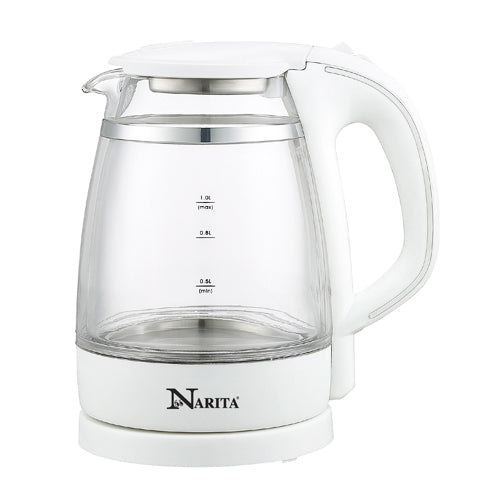 Double Wall Electric Glass Kettle / 1.0L