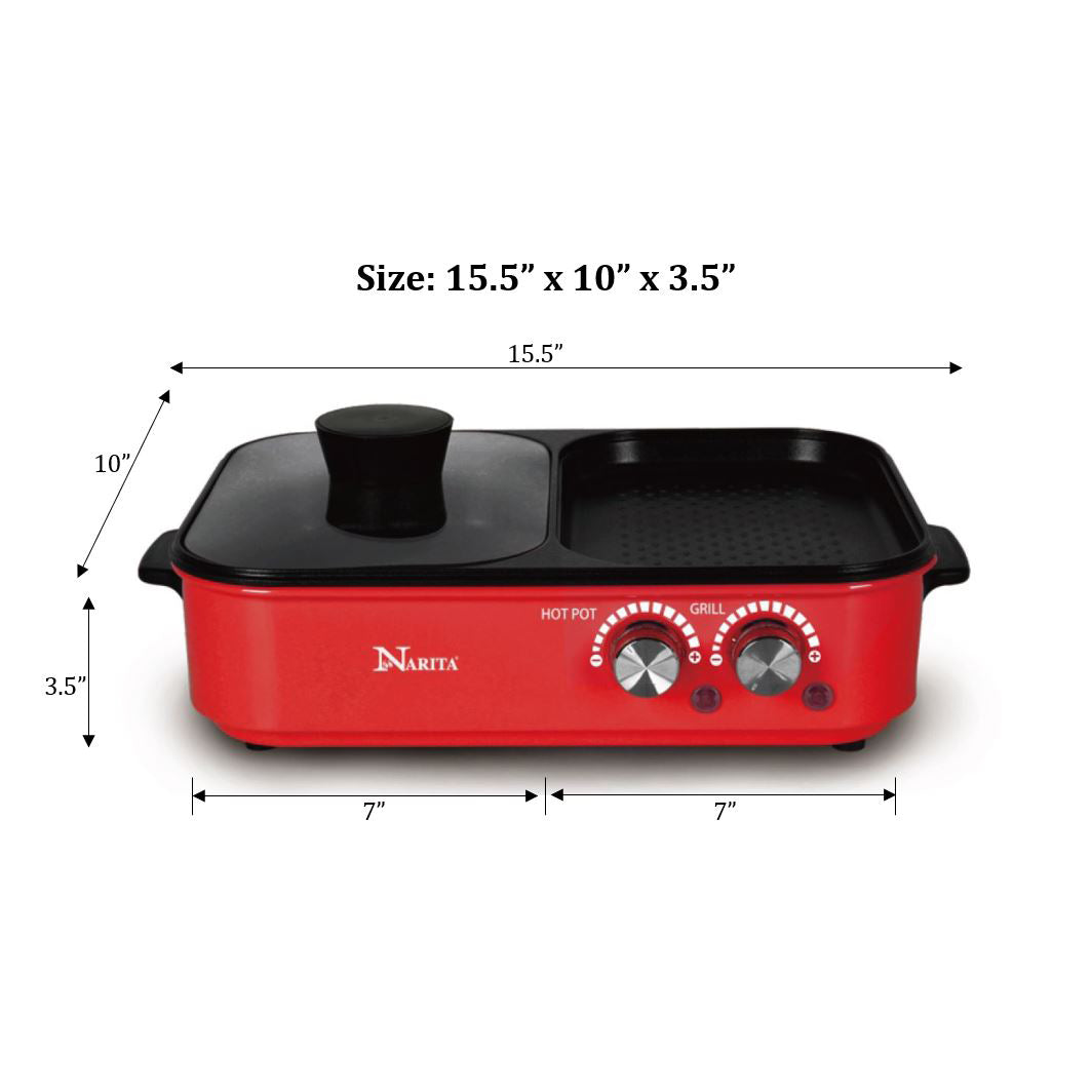 2-in-1 Hot Pot & Grill / 2.0L