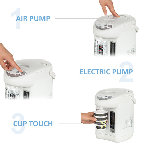 Electric Hot Water Dispenser with 3 Way Dispense / 2.3L