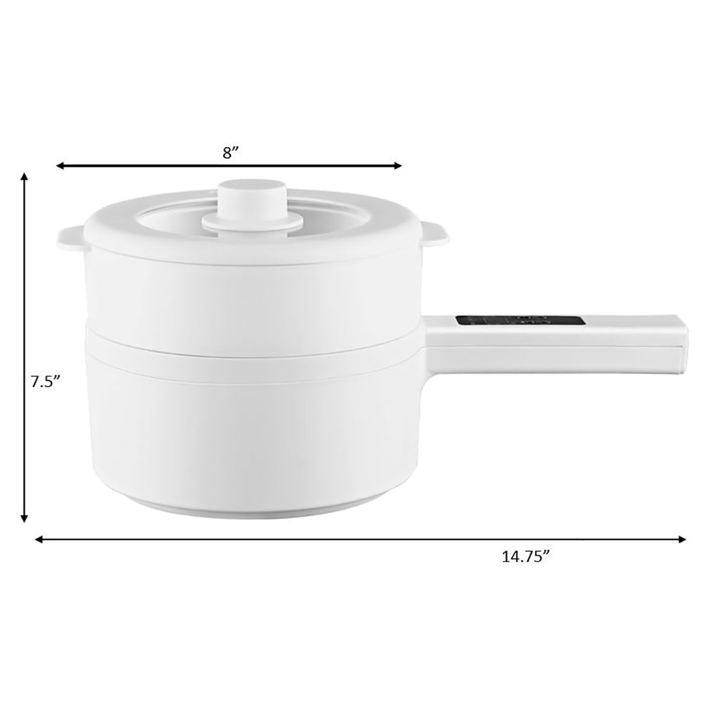 Electric Hot Pot with Steamer / 1.8L