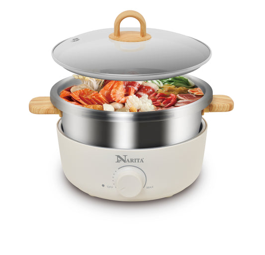 Hot Pot with Non-Stick Grill Pan / 2.5L