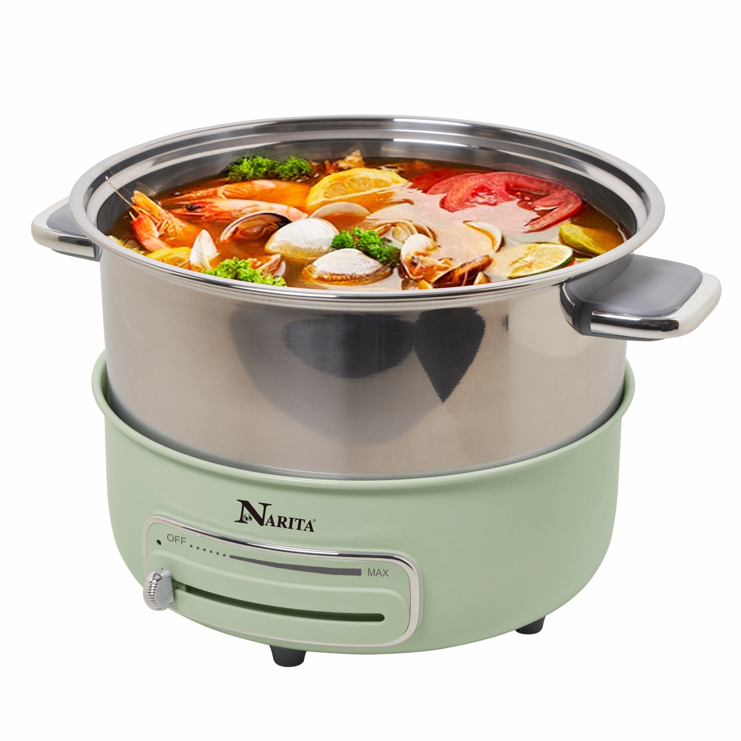 Hot Pot with Non-Stick Grill Pan / 4.0L