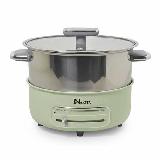 Hot Pot with Non-Stick Grill Pan / 4.0L