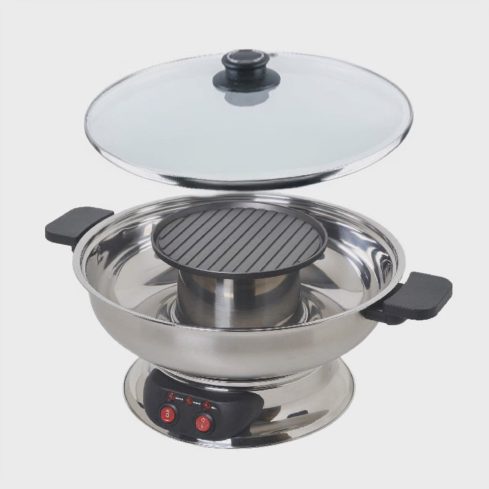 2-in-1 Multi-Function Hot Pot & Grill / 4.0L – naritausa
