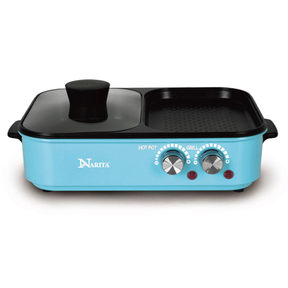 2-in-1 Hot Pot & Grill / Blue – naritausa